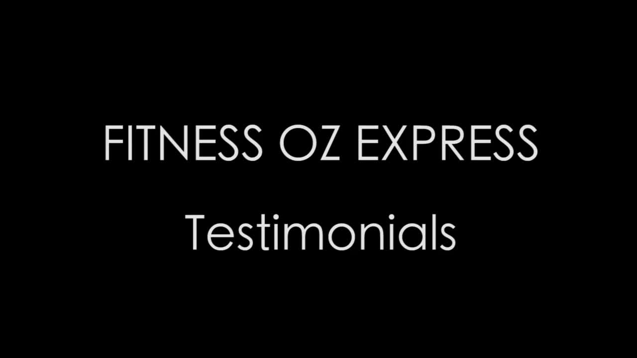Fitness Oz Express Testimonials video video thumbnail